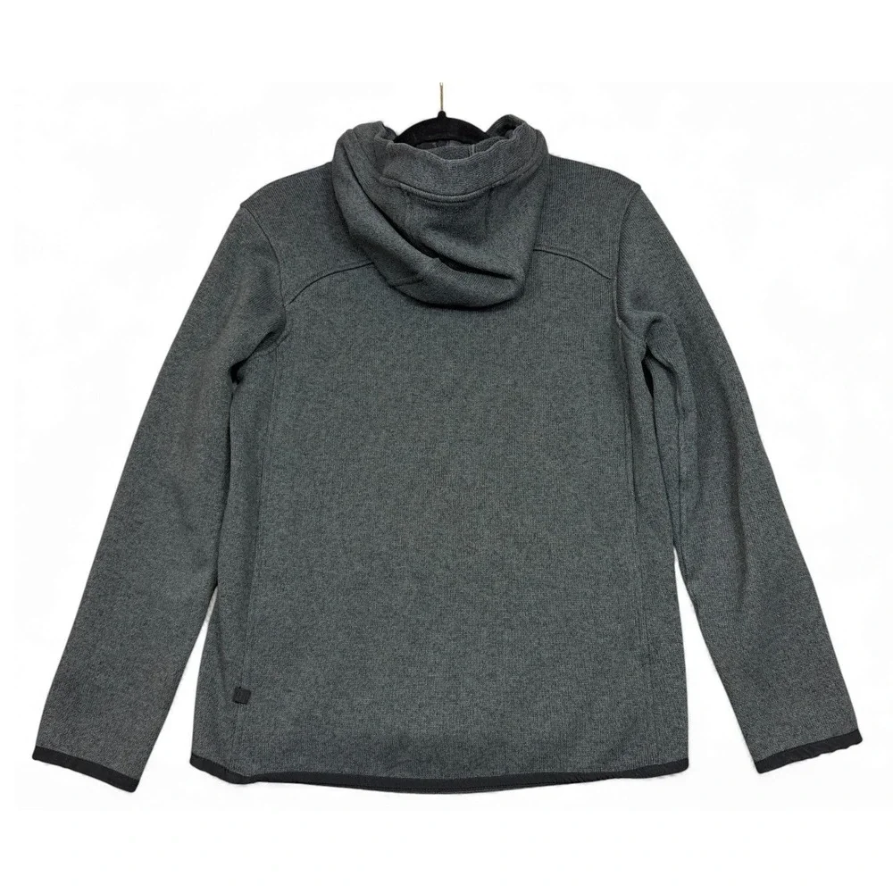 Lululemon‎ Fleece and Thank You Pullover Hoodie Womens 6 Heathered Gray 1/4 Zip